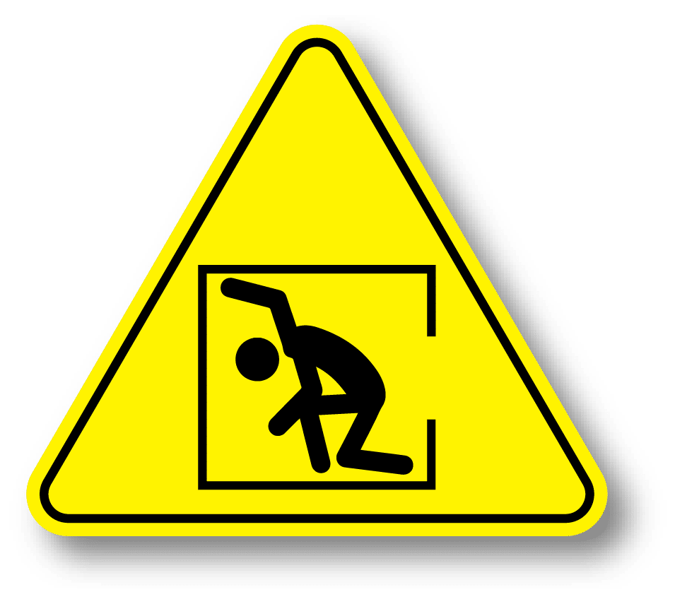 Enclosed space hazard icon
