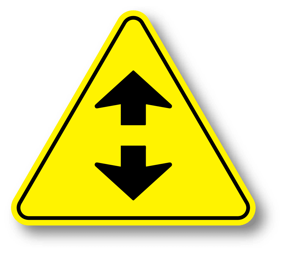 Low clearance hazard icon