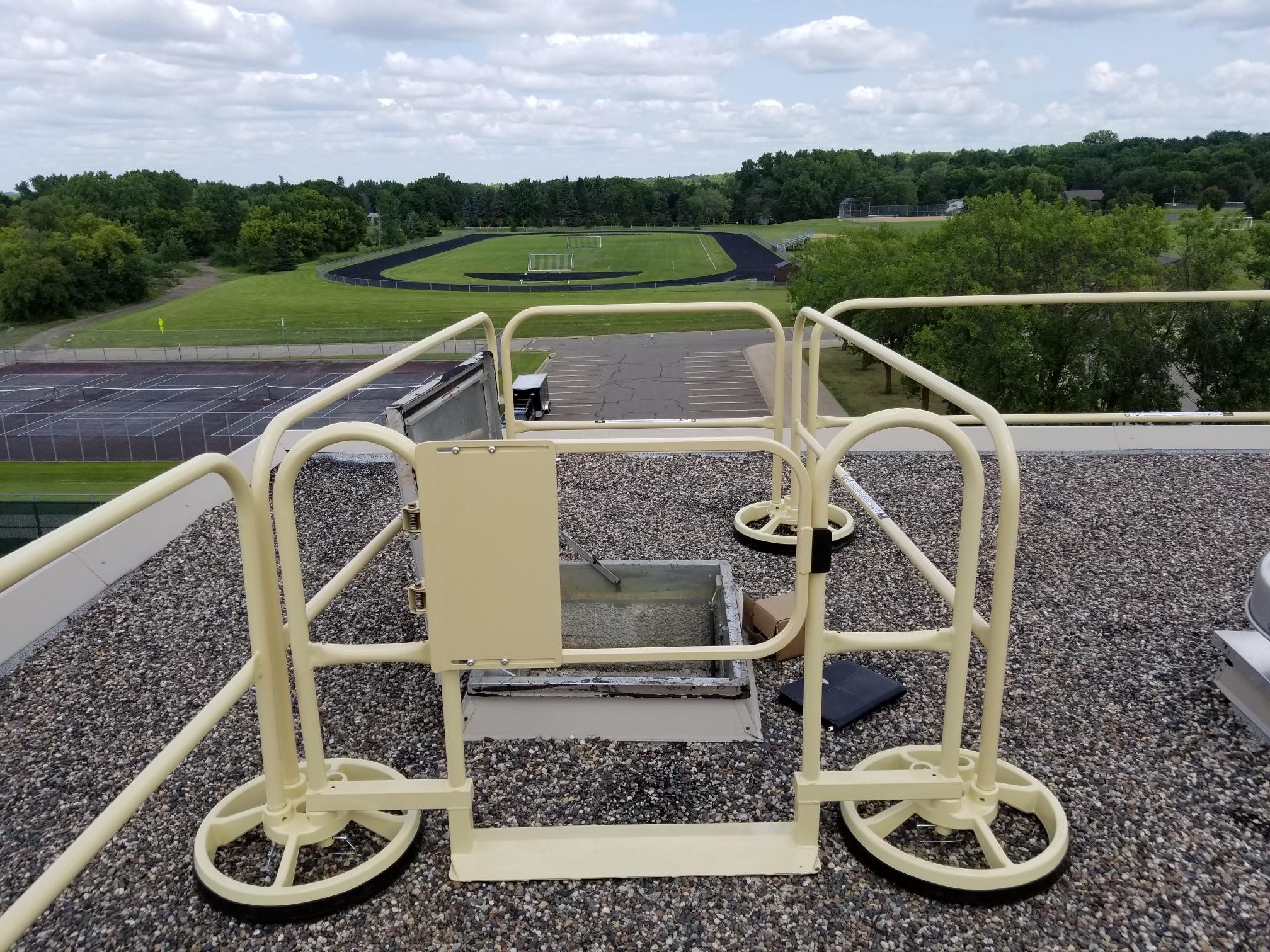 When is rooftop fall protection required