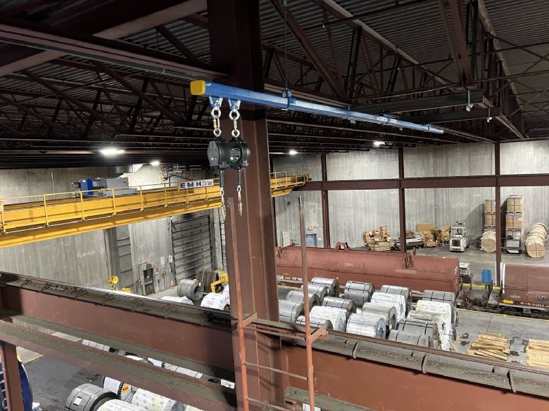 Ceiling Mounted Rigid Rail from EDGE Fall Protection