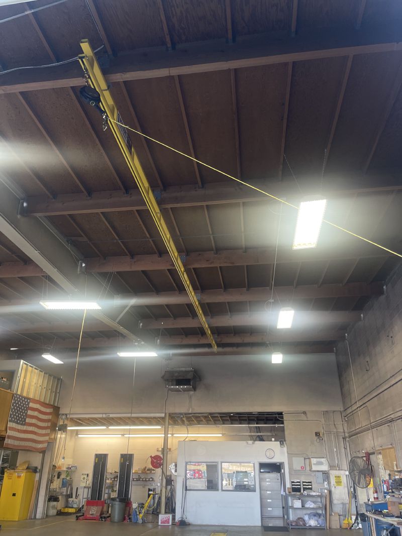 Ceiling Mounted Rigid Rail from EDGE Fall Protection
