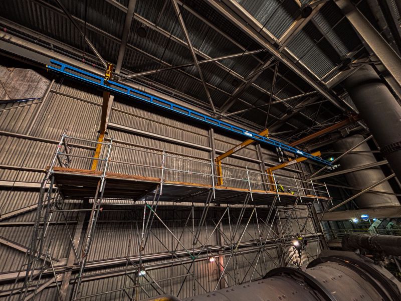 Column Fold Away from EDGE Fall Protection