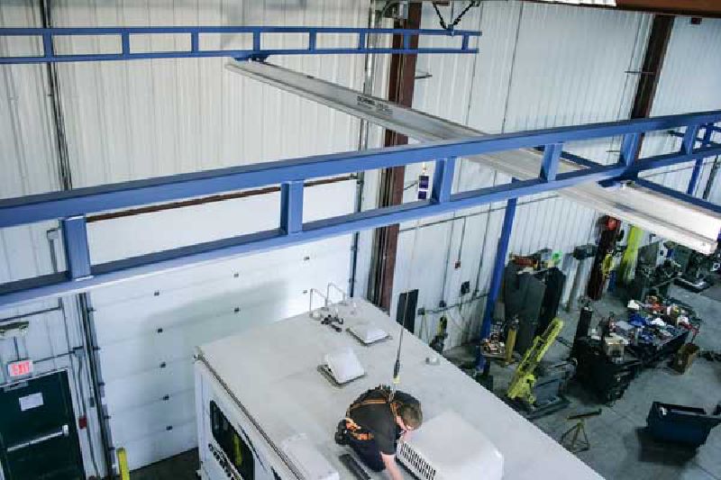 Freestanding Cantilever Rigid Rail from EDGE Fall Protection