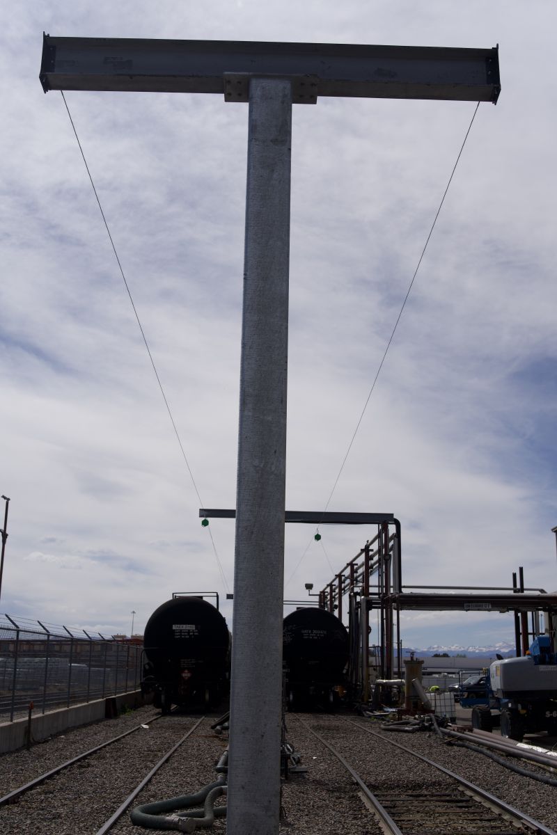 Freestanding Cantilever Rigid Rail from EDGE Fall Protection