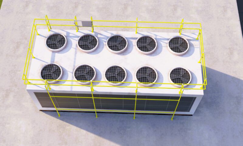 AHU & Chiller Fall Protection from EDGE Fall Protection