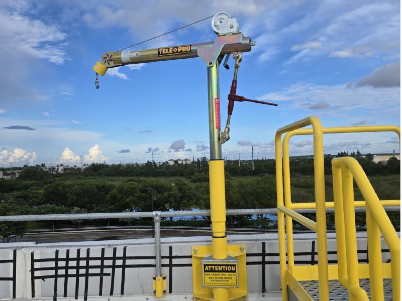 Davit Arm System from EDGE Fall Protection
