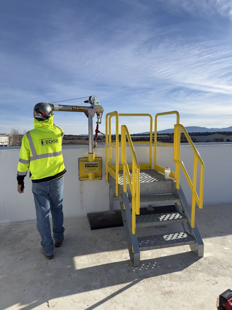Davit Arm System from EDGE Fall Protection