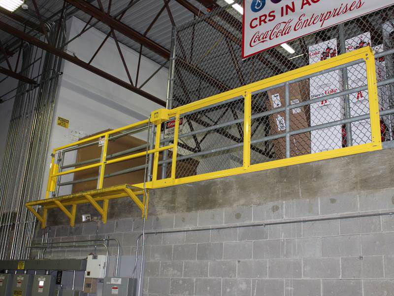 Horizontal Mezzanine Safety Gate from EDGE Fall Protection