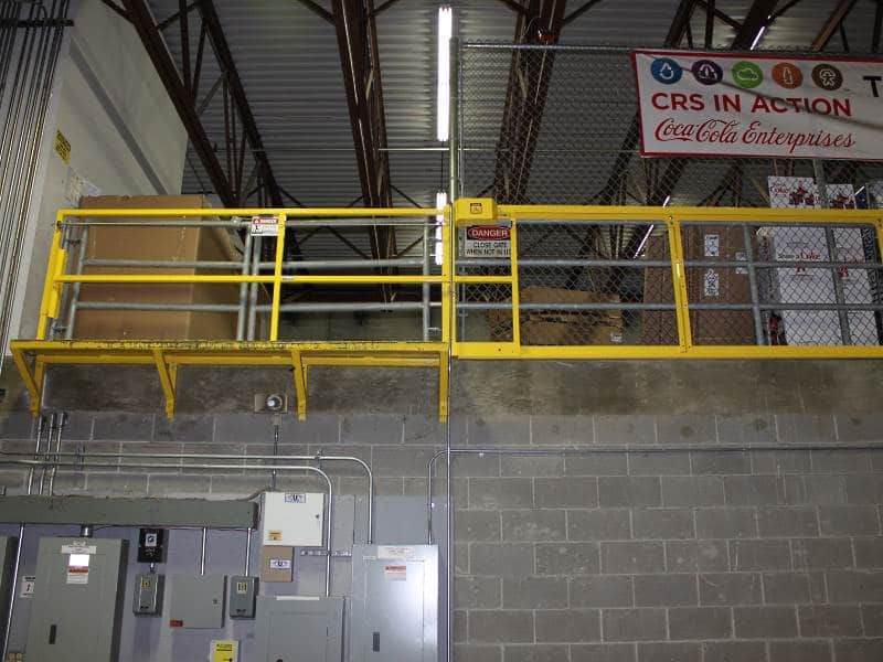 Horizontal Mezzanine Safety Gate from EDGE Fall Protection