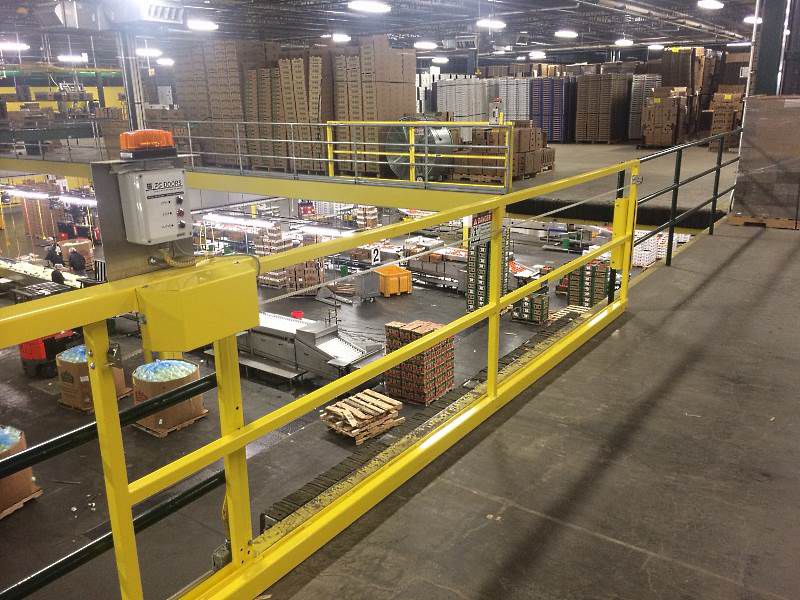 Horizontal Mezzanine Safety Gate from EDGE Fall Protection