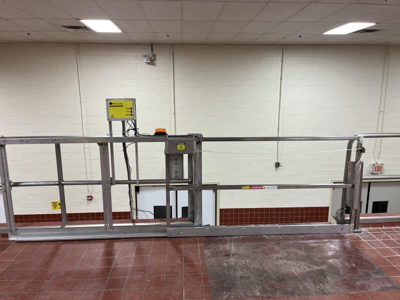 Horizontal Mezzanine Safety Gate from EDGE Fall Protection