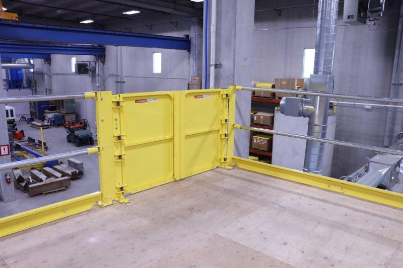 Pallet Flow Safety Gate from EDGE Fall Protection