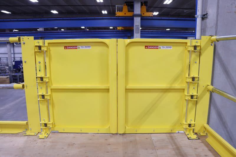 Pallet Flow Safety Gate from EDGE Fall Protection