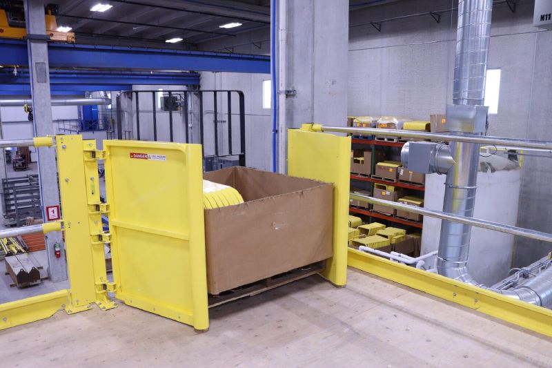 Pallet Flow Safety Gate from EDGE Fall Protection