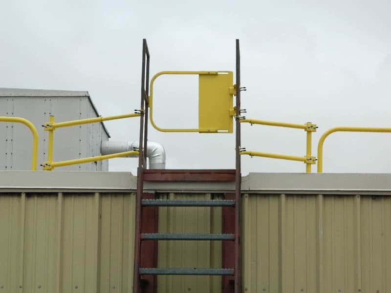 Self-Closing Ladder Safety Gate from EDGE Fall Protection