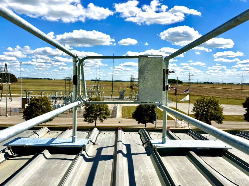 Self-Closing Ladder Safety Gate from EDGE Fall Protection