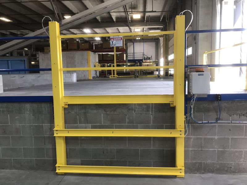 Vertical Mezzanine Safety Gate from EDGE Fall Protection