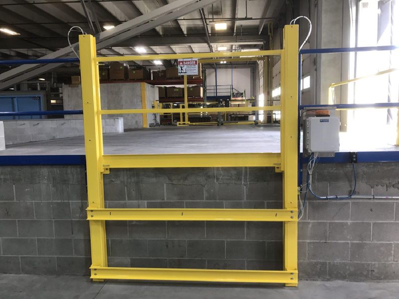 Vertical Mezzanine Safety Gate from EDGE Fall Protection