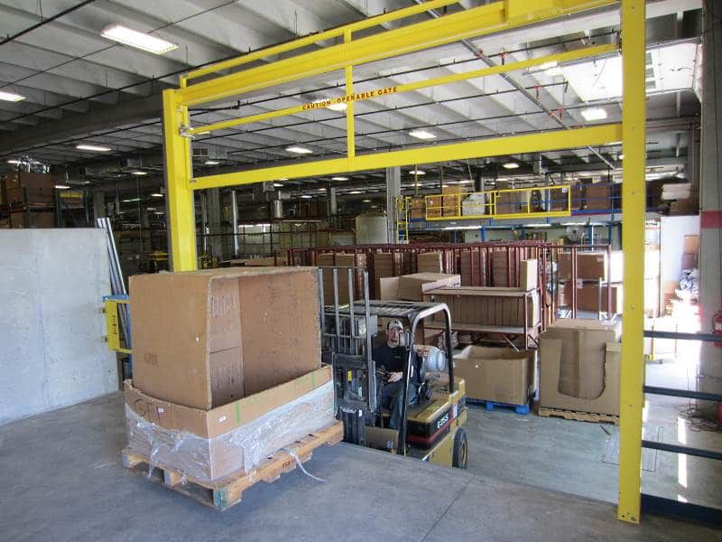 Vertical Mezzanine Safety Gate from EDGE Fall Protection