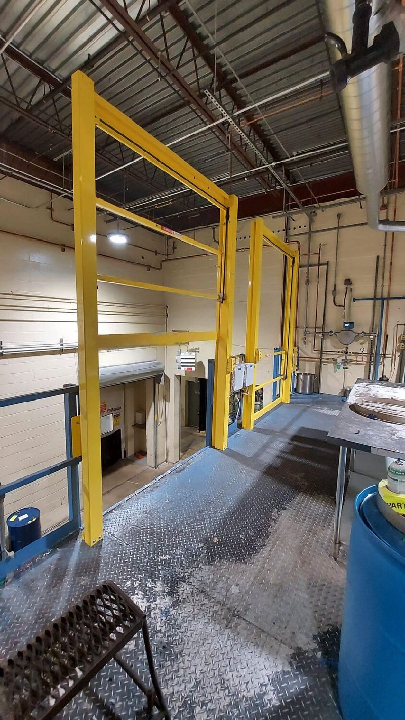 Vertical Mezzanine Safety Gate from EDGE Fall Protection