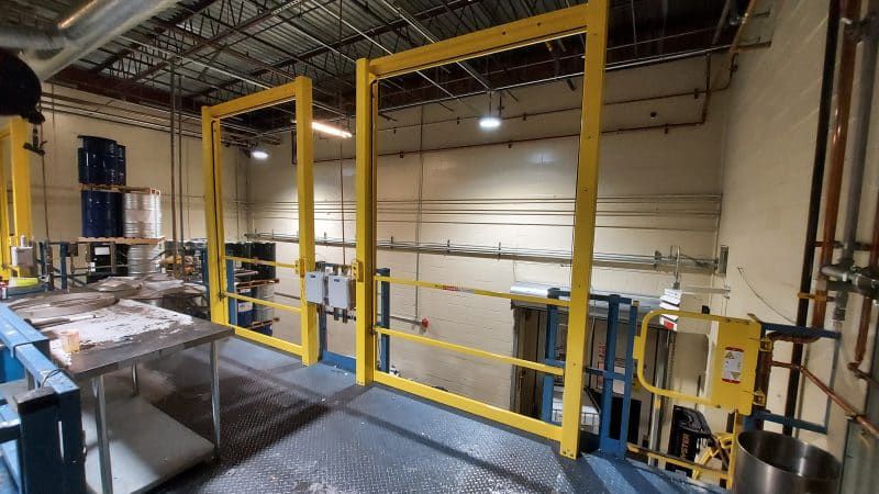 Vertical Mezzanine Safety Gate from EDGE Fall Protection