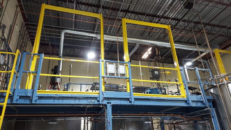 Vertical Mezzanine Safety Gate from EDGE Fall Protection