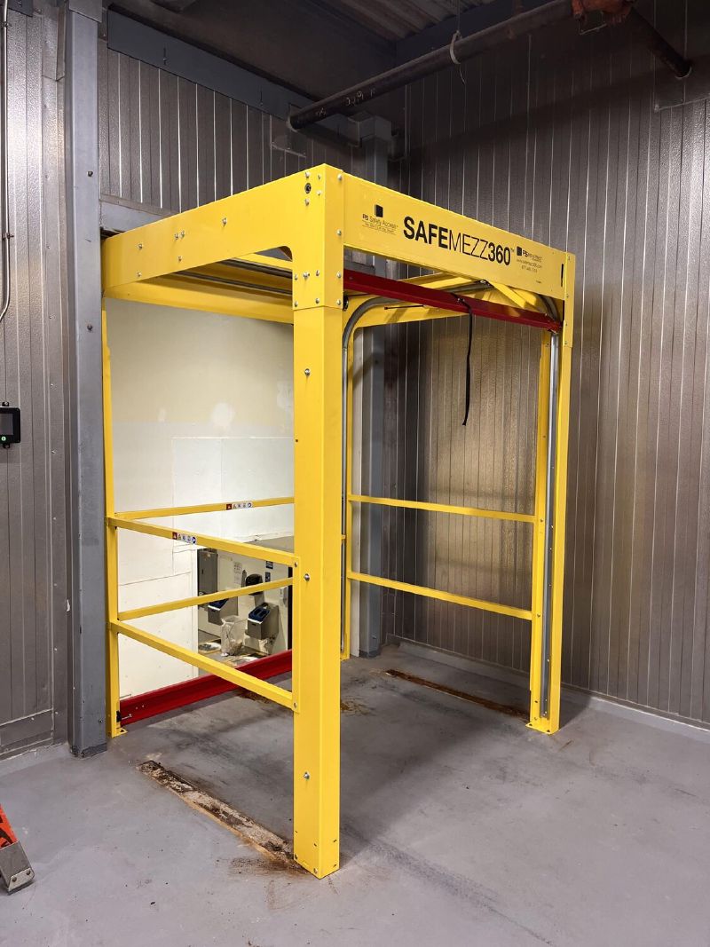 Vertical Mezzanine Safety Gate from EDGE Fall Protection