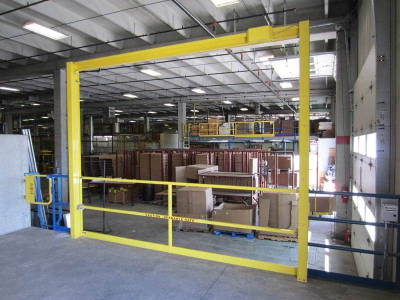 Vertical Mezzanine Safety Gate from EDGE Fall Protection