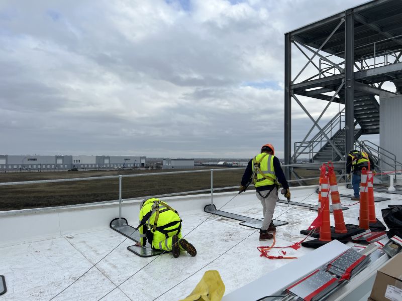 CAL/OSHA 3209 Railing from EDGE Fall Protection