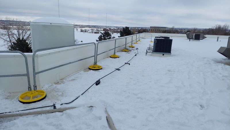360° Mobile Hide-a-Rail Folding Rail from EDGE Fall Protection