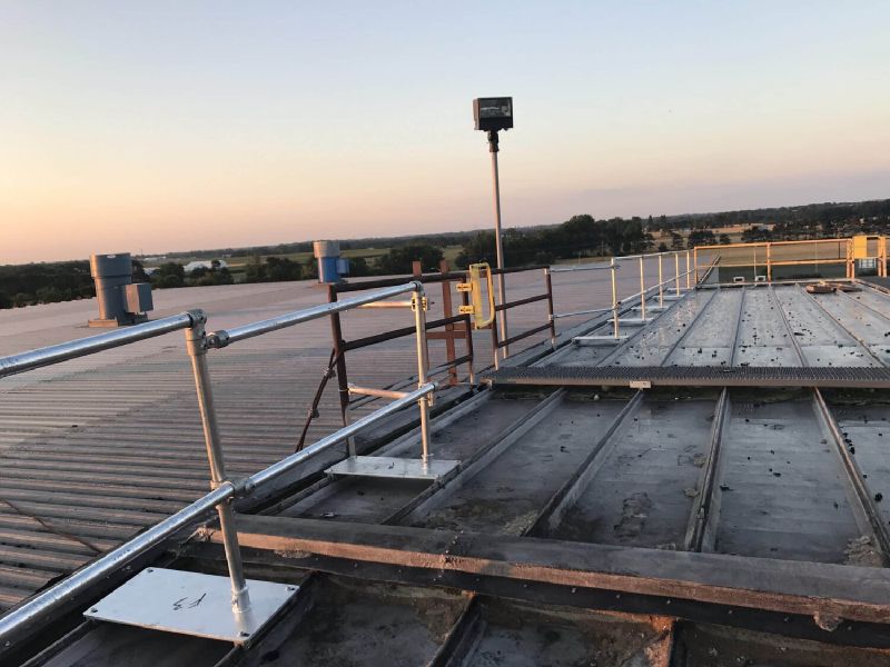 Metal Roof Guardrail from EDGE Fall Protection
