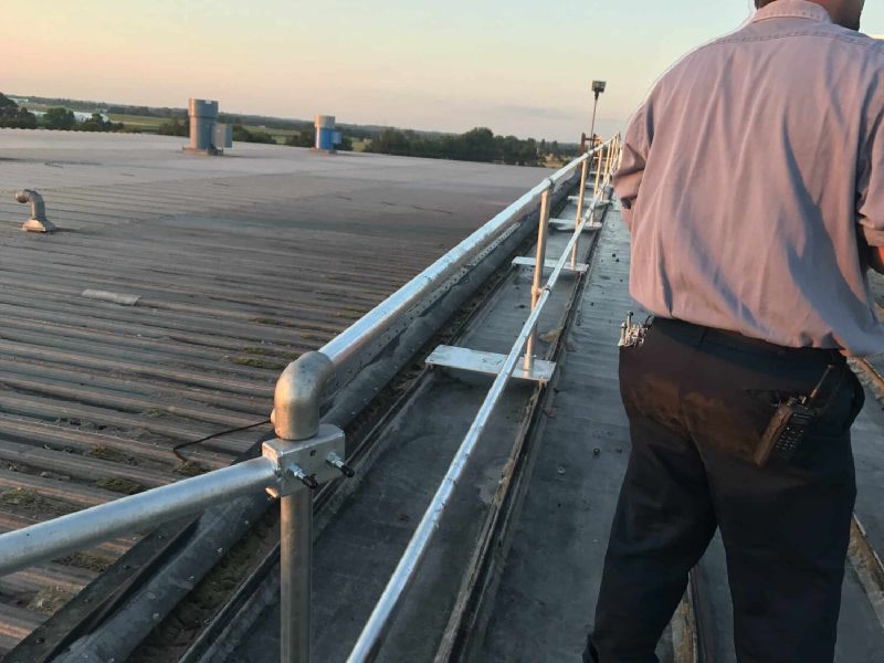 Metal Roof Guardrail from EDGE Fall Protection