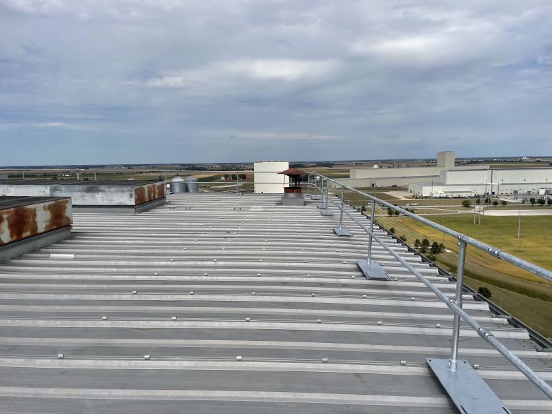 Metal Roof Guardrail from EDGE Fall Protection