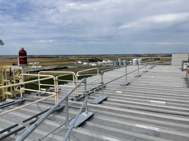 Metal Roof Guardrail from EDGE Fall Protection