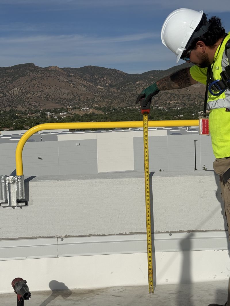 Parapet Wall Clamping Rail from EDGE Fall Protection