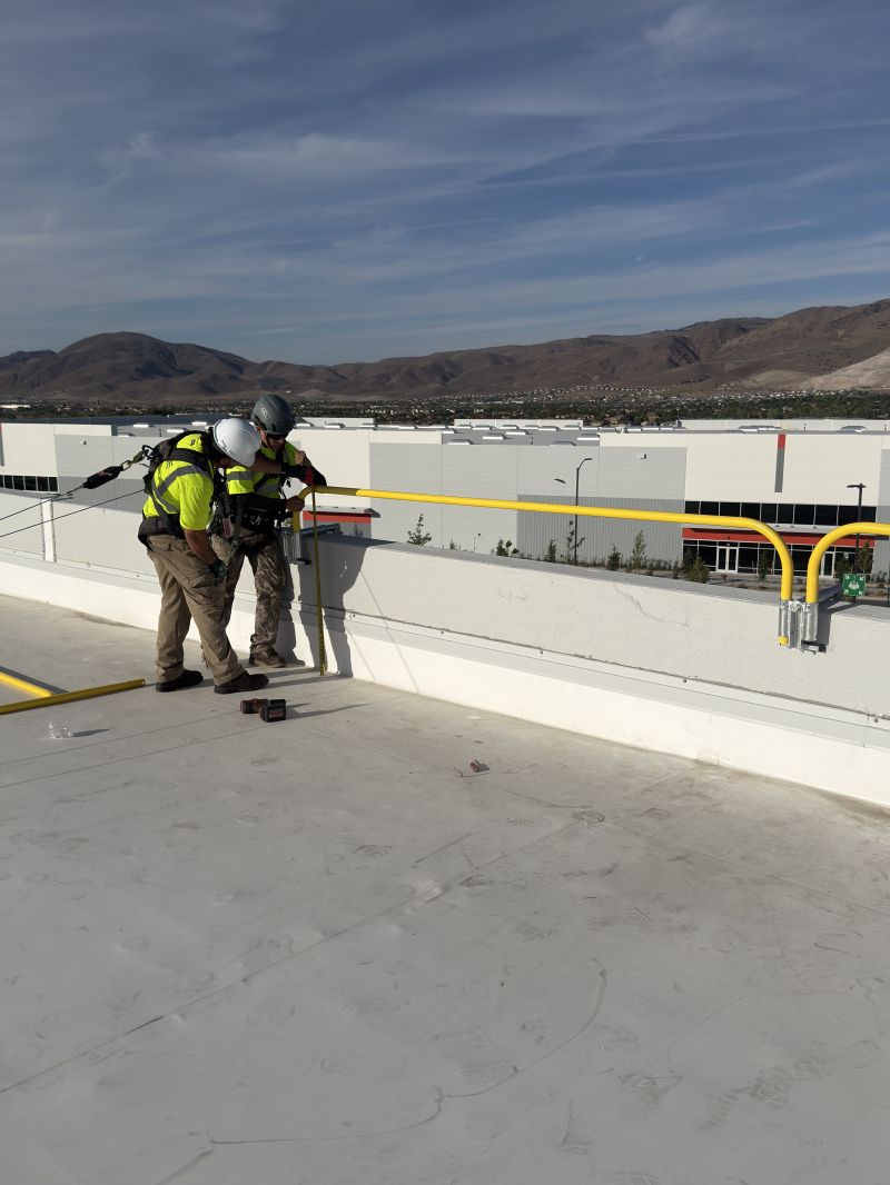 Parapet Wall Clamping Rail from EDGE Fall Protection