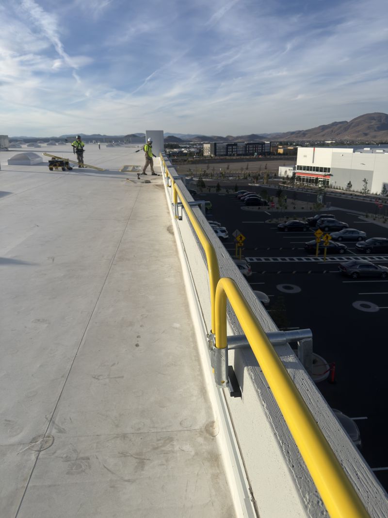 Parapet Wall Clamping Rail from EDGE Fall Protection