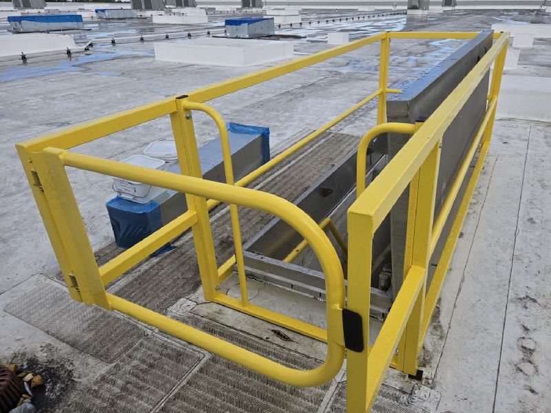 Roof Hatch Guardrail from EDGE Fall Protection