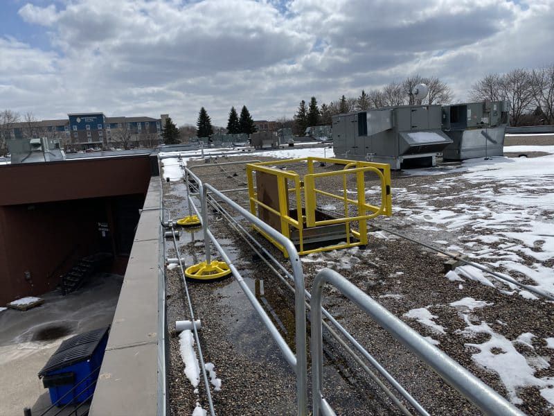 Roof Hatch Guardrail from EDGE Fall Protection