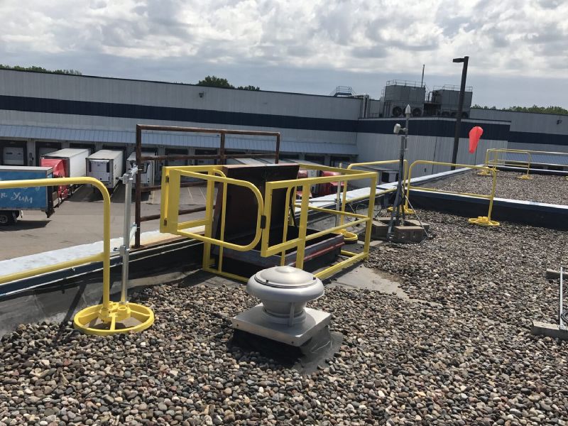 Roof Hatch Guardrail from EDGE Fall Protection