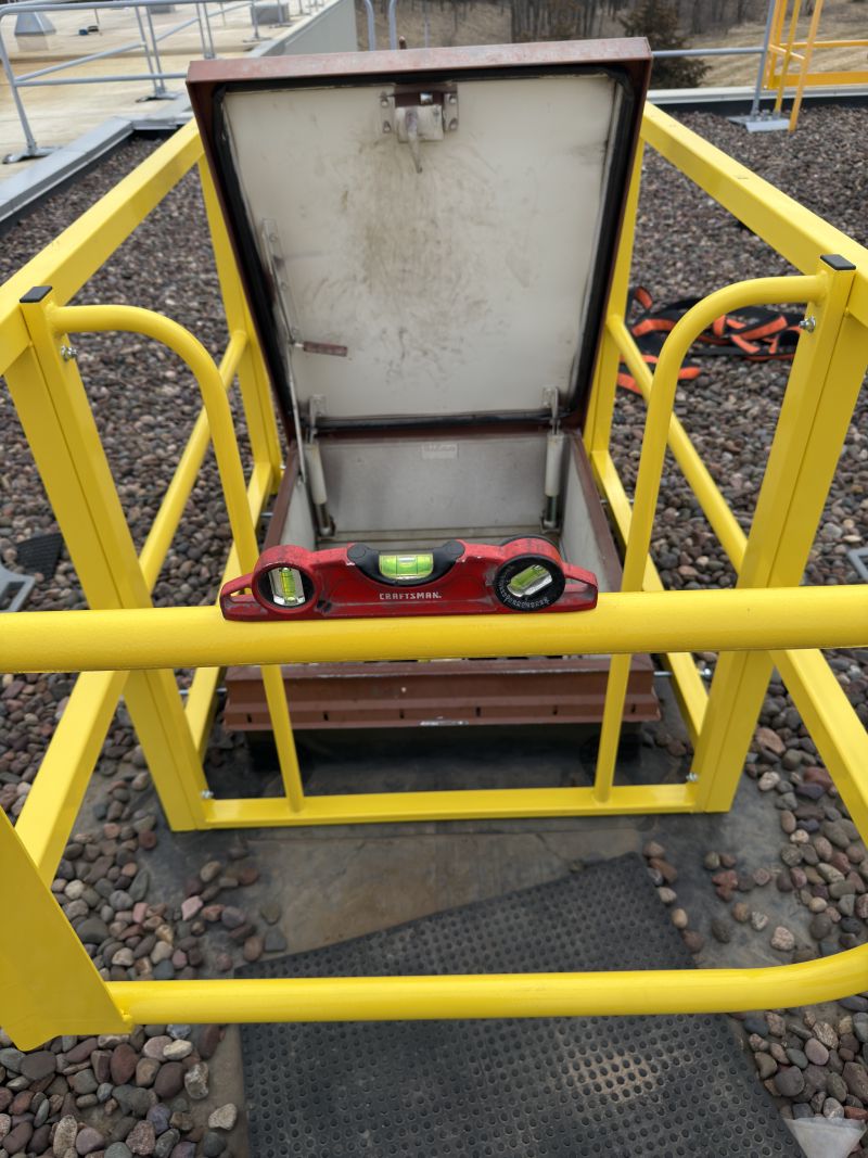 Roof Hatch Guardrail from EDGE Fall Protection