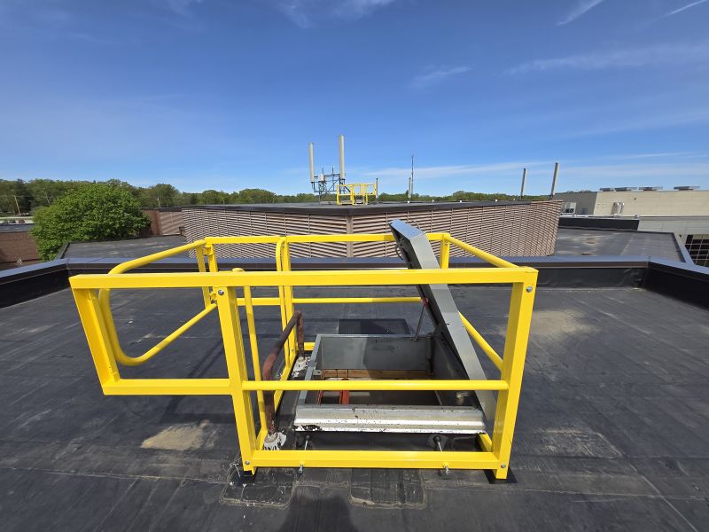 Roof Hatch Guardrail from EDGE Fall Protection