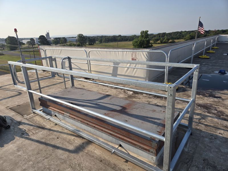 Roof Hatch Guardrail from EDGE Fall Protection