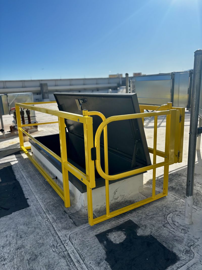 Roof Hatch Guardrail from EDGE Fall Protection