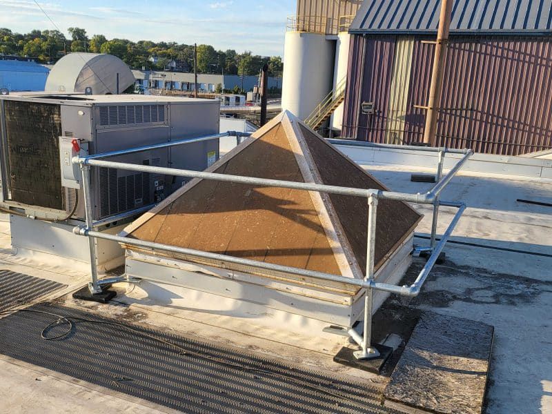 Skyview Barrier Rail System from EDGE Fall Protection