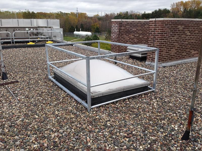 Skyview Barrier Rail System from EDGE Fall Protection