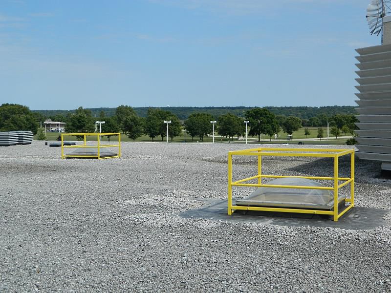 Skyview Barrier Rail System from EDGE Fall Protection