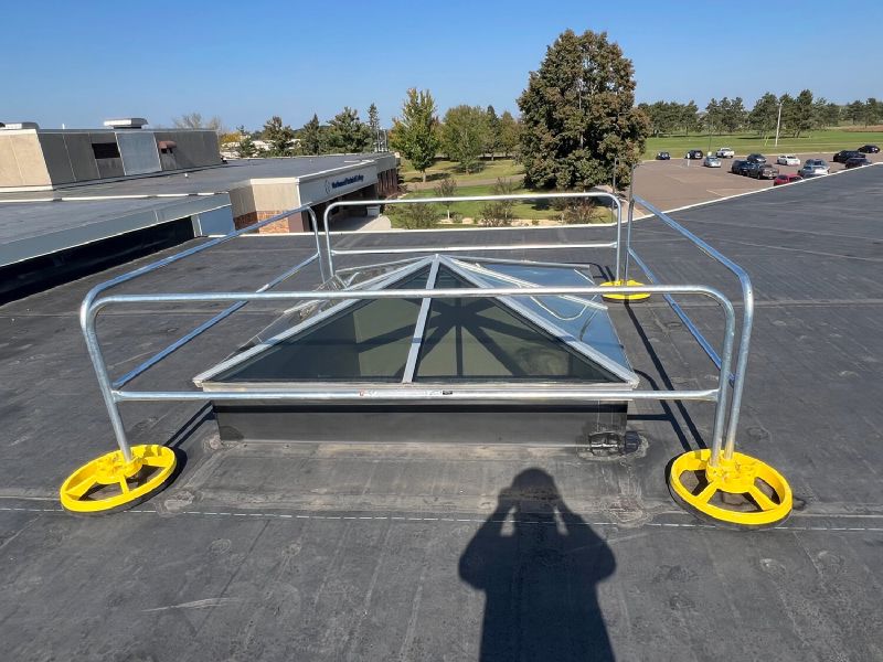 Skyview Barrier Rail System from EDGE Fall Protection