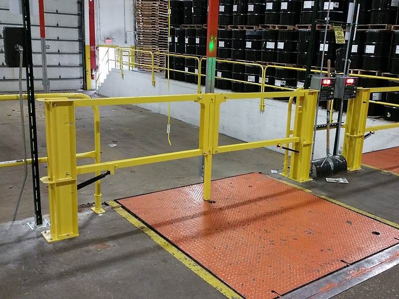 Cantilever Dock Gate - EDGE Fall Protection
