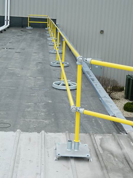 Metal Roof Guardrail - EDGE Fall Protection